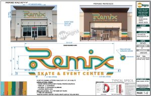 NH Signs example of business sign design specs